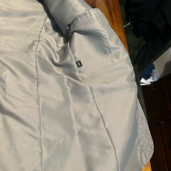 Haggar-Men’s Blazer Gray wool size 42L great condition, inside pocket. - Picture 5 of 9